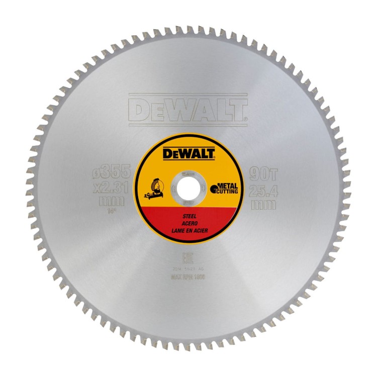 Tarcza do metalu 355x25,4mm DT1927 DeWalt