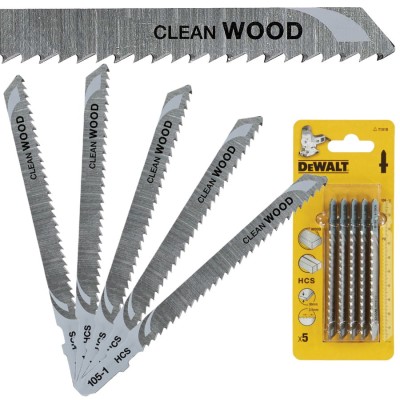 DEWALT DT2165 Brzeszczoty do drewna 5szt hcs