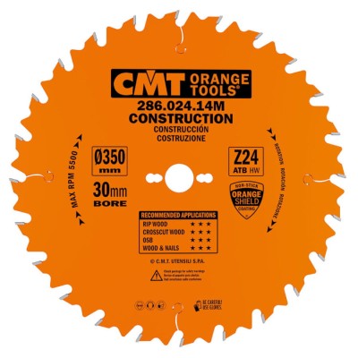CMT 286.024.14M Tarcza budowlana Construction 350x30mm 24z