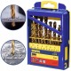 IRWIN 10502603 Zestaw wierteł do metalu 1-10mm 19szt