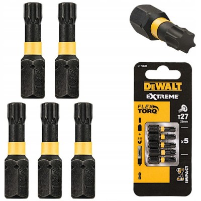 DEWALT DT7383T Bity udarowe Torsion Torx T27 5szt.