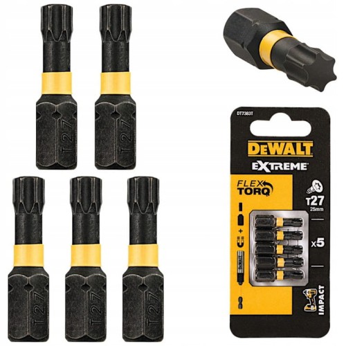 DEWALT DT7383T Bity udarowe Torsion Torx T27 5szt.