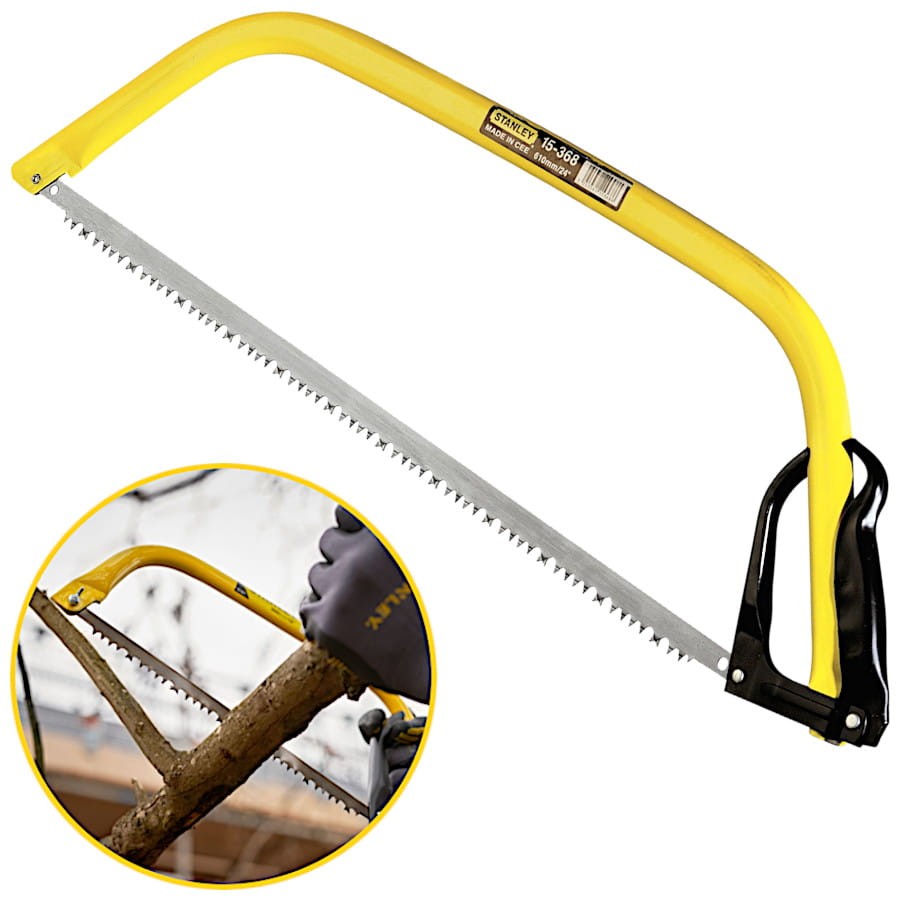 STANLEY 1-15-368 Piła kabłąkowa 610mm do mokrego drewna
