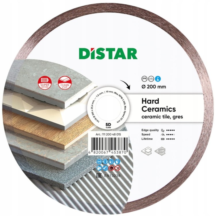 DISTAR Tarcza diamentowa 200x25,4mm
