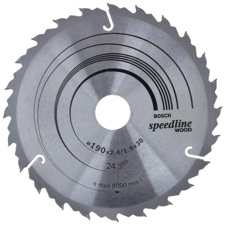 Tarcza pilarska Bosch Speedline Wood 190x30mm 24z