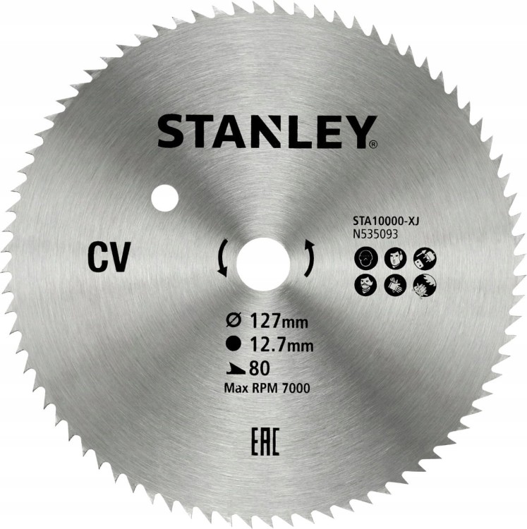 Piła do drewna sklejki STANLEY 127mm 80z STA10000