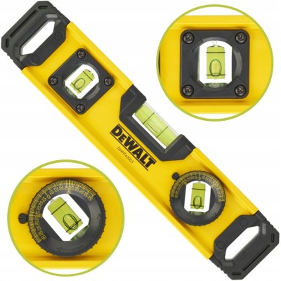 DEWALT Poziomica magnetyczna Torpedo 25cm 3 libelle DWHT0-43003