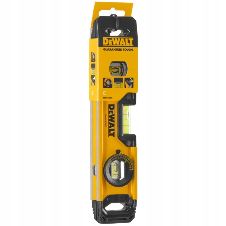 DEWALT DWHT0-43003 Poziomica magnetyczna Torpedo 25cm 3 libelle
