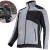 LAHTI PRO L40137 Bluza robocza polarowa ze wzmocnieniami szaro-czarna roz. S