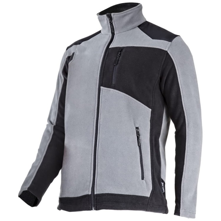 Bluza robocza polarowa ze wzmocnieniami szaro-czarna