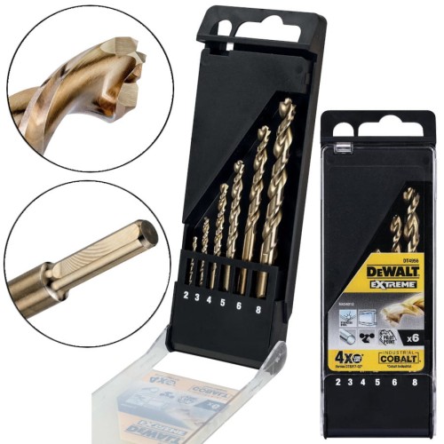 DEWALT DT4956 Zestaw wierteł do metalu 6szt 2-8mm
