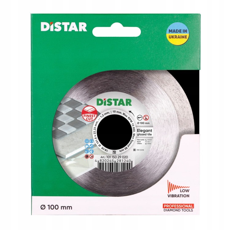 DISTAR 10115029020 Tarcza diamentowa do gresu 100x22,23mm Elegant