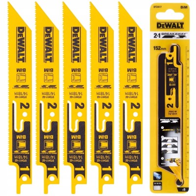 DEWALT DT2417 Brzeszczoty do metalu 152mm 5szt.
