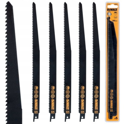 DEWALT DT2364 Brzeszczoty HCS do drewna 305mm 5 szt.