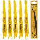 DEWALT DT2356 Brzeszczoty ze stali kobaltowej 152mm 5szt.