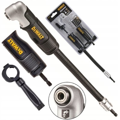 DEWALT DT20502 Uchwyt kątowy na bity do zakrętarki + rękojeść + elastyczna przedłużka