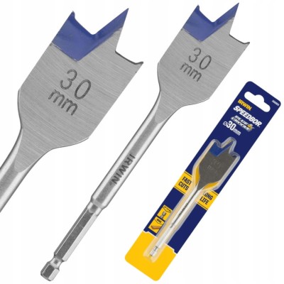 IRWIN 10502819 Wiertło płaskie do drewna Blue Groove 30mm