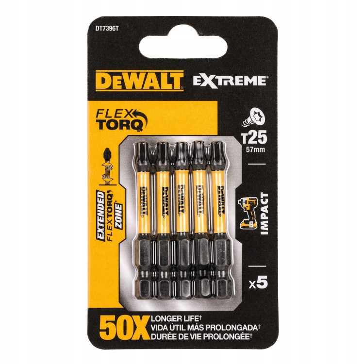 DEWALT Bity udarowe Torx