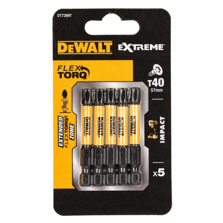 DEWALT DT7399T Bity Torx