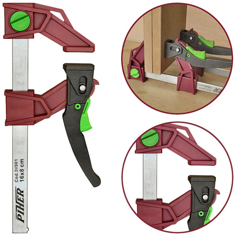 PIHER Ścisk stolarski Light Pal 16cm 120kg