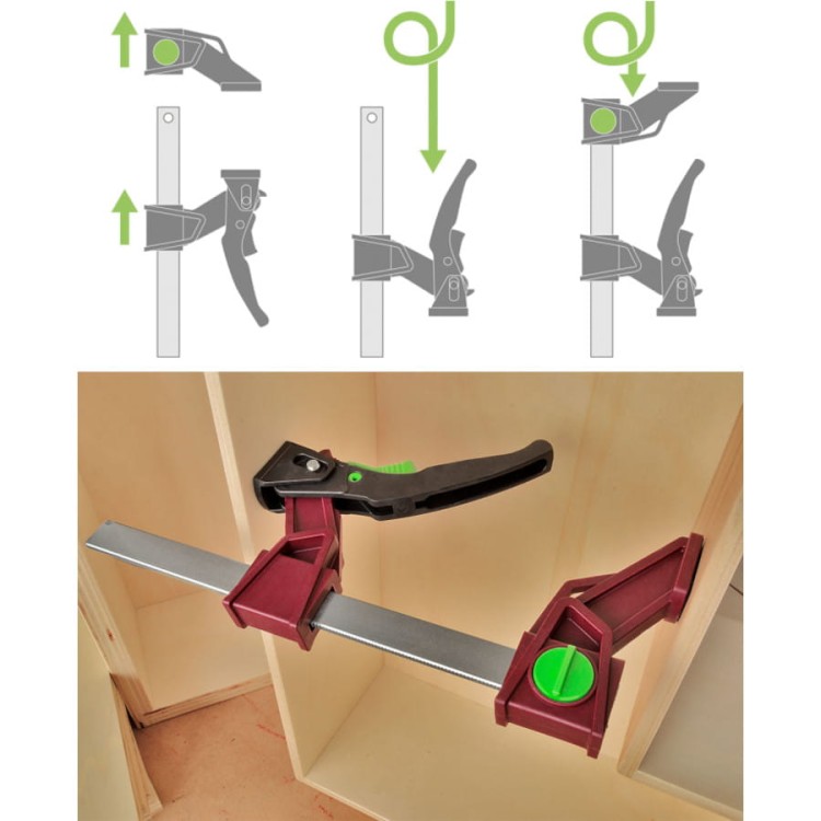 PIHER Ścisk stolarski Light Pal 16cm