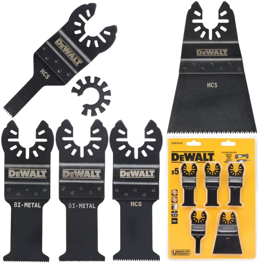 DEWALT Zestaw brzeszczotów do multitool 5szt 90mm DT20732