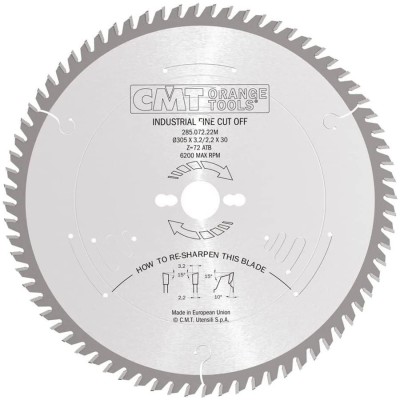 CMT 285.072.22M Tarcza do cięcia drewna 305x30mm 72Z