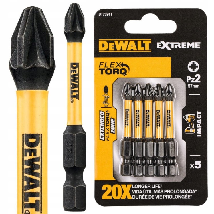DEWALT DT7391T Bity udarowe Impact Torsion PZ2 5szt.