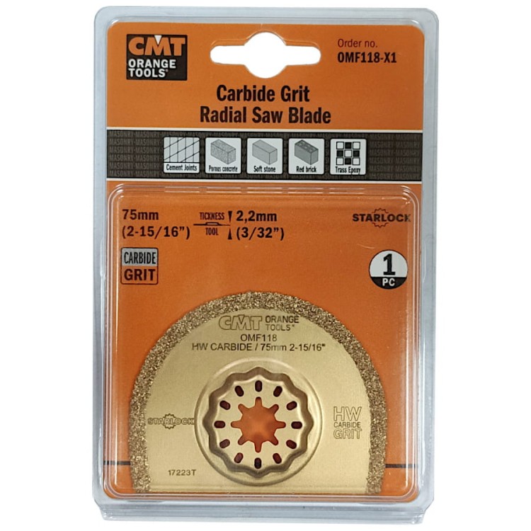 CMT OMF118-X1 Brzeszczot oscylacyjny 75mm