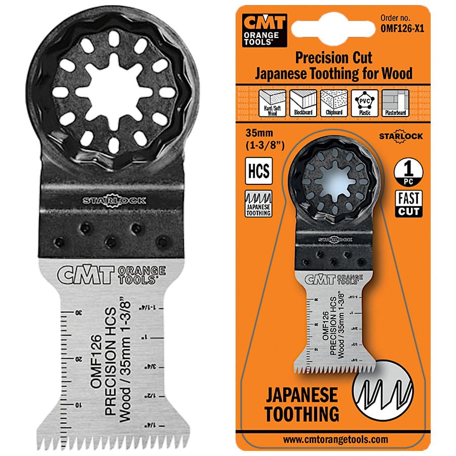 CMT OMF126-X1 Brzeszczot oscylacyjny 35x50mm HCS do drewna Starlock