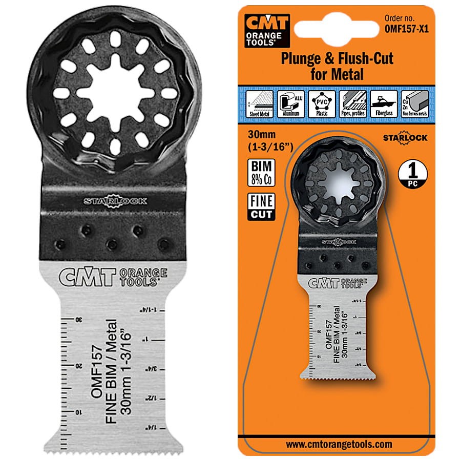 CMT OMF157-X1 Brzeszczot oscylacyjny 30x50mm BIM do metalu Starlock