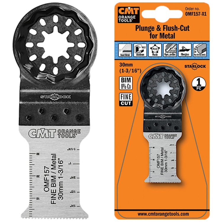 CMT OMF157-X1 Brzeszczot oscylacyjny 30x50mm BIM do metalu Starlock