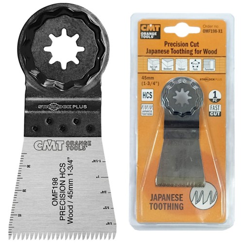 CMT OMF198-X1 Brzeszczot oscylacyjny 45x50mm HCS do drewna StarlockPlus (