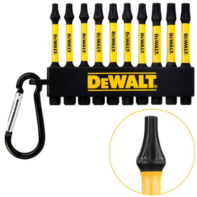 DEWALT DT7275 Zestaw bitów brelok TORX T20 T25 T30 10szt