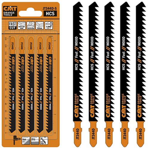 CMT JT344D-5 Brzeszczoty do wyrzynarek do drewna 5szt.