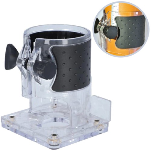 CMT CMT10-16A Przeźroczysta baza + obejma do frezarki