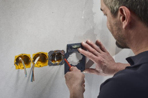 WOLFCRAFT Szablon do montażu gniazdek i włączników