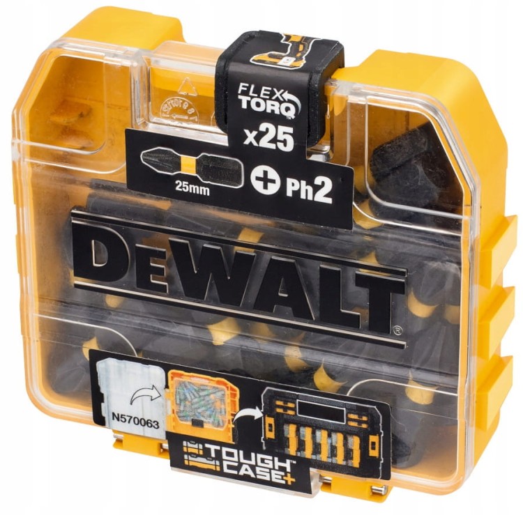 DEWALT Bity udarowe Ph2 25mm 25szt.