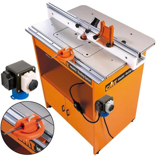 Stół frezarski INDUSTRIO do frezarek CMT + wyłącznik bezpieczeństwa