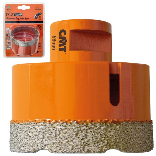CMT 552-543 Otwornica diamentowa do pracy na sucho do kamienia gresu 43mm