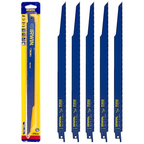 IRWIN Brzeszczoty do pił szablastych do metalu 300mm 10/14TPI 5szt.