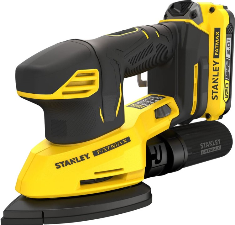 STANLEY Szlifierka oscylacyjna aku 2.0Ah 18V V20