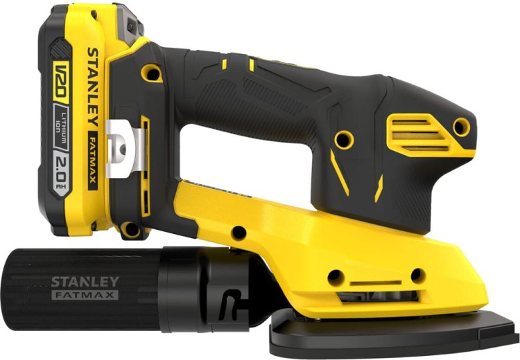 STANLEY Szlifierka oscylacyjna aku 2.0Ah 18V V20