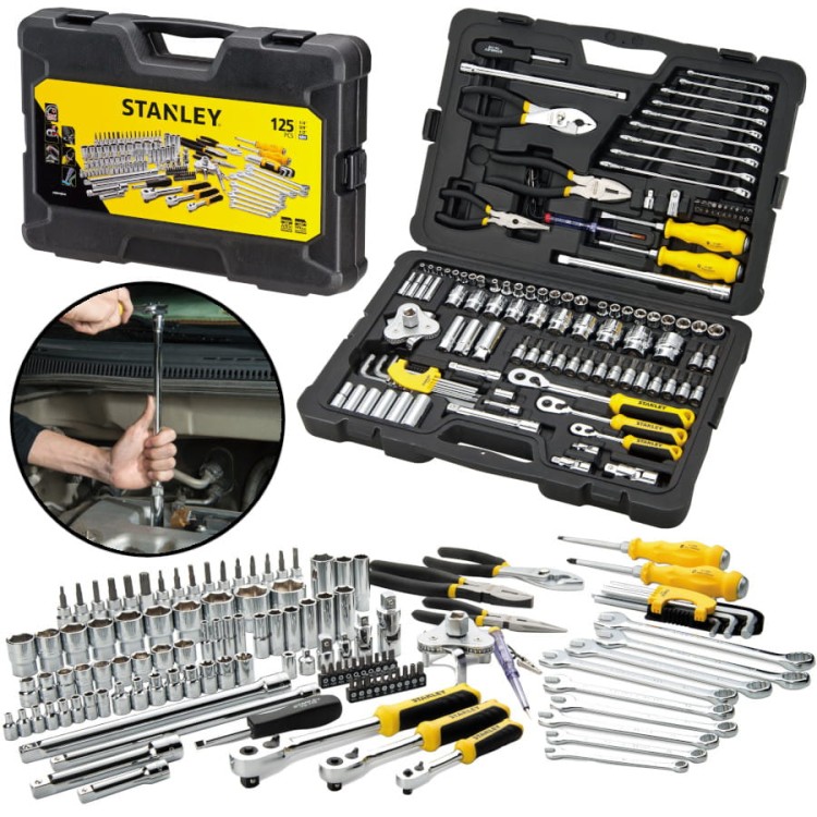 STANLEY STMT74393-8 Zestaw narzędziowy 125el. w walizce