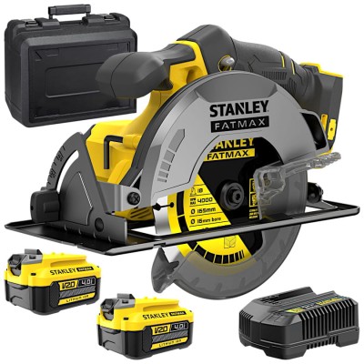 STANLEY SFMCS500M2K Pilarka tarczowa 18V 165mm FatMax V20 2x 4.0Ah