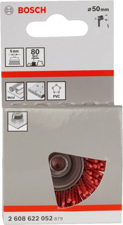 BOSCH Szczotka garnkowa z drutu 50mm do wiertarek