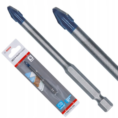 BOSCH 2608579506 Wiertło stożkowe do ceramiki HEX-9 6x90mm
