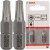 BOSCH Zestaw bitów końcówek Torx T25 1/4'' 2szt