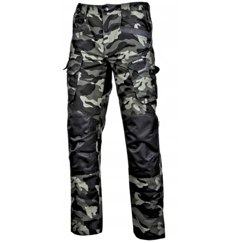 LAHTI PRO L40519 Spodnie robocze slim fit moro