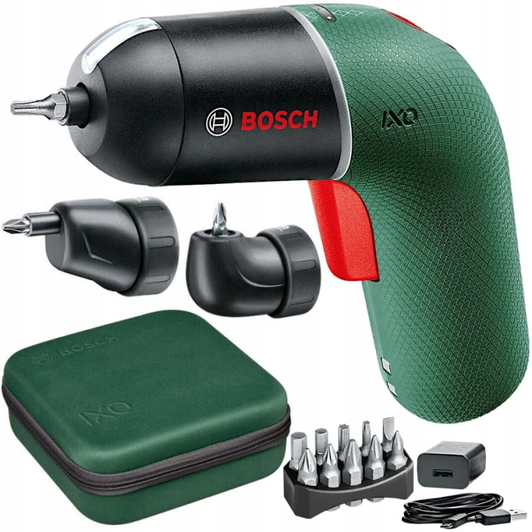 BOSCH Wkrętarka akumulatorowa IXO 6 3.6V 1.5Ah + 2 adaptery